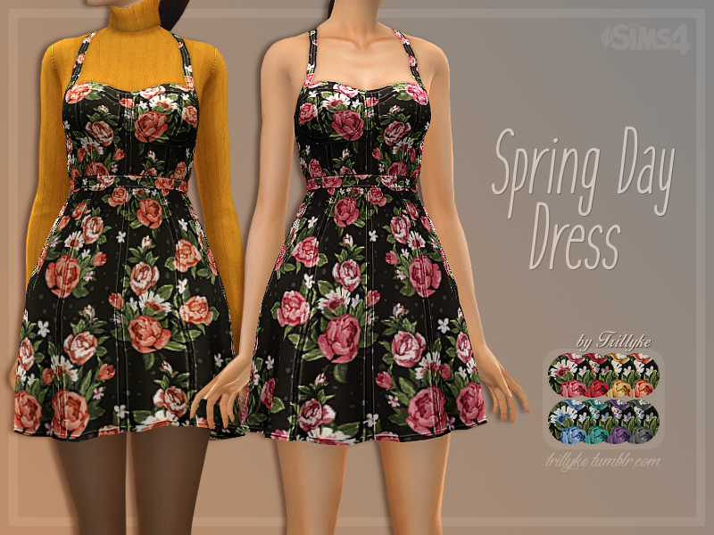 The Sims Resource - Trillyke - Spring Day Dress