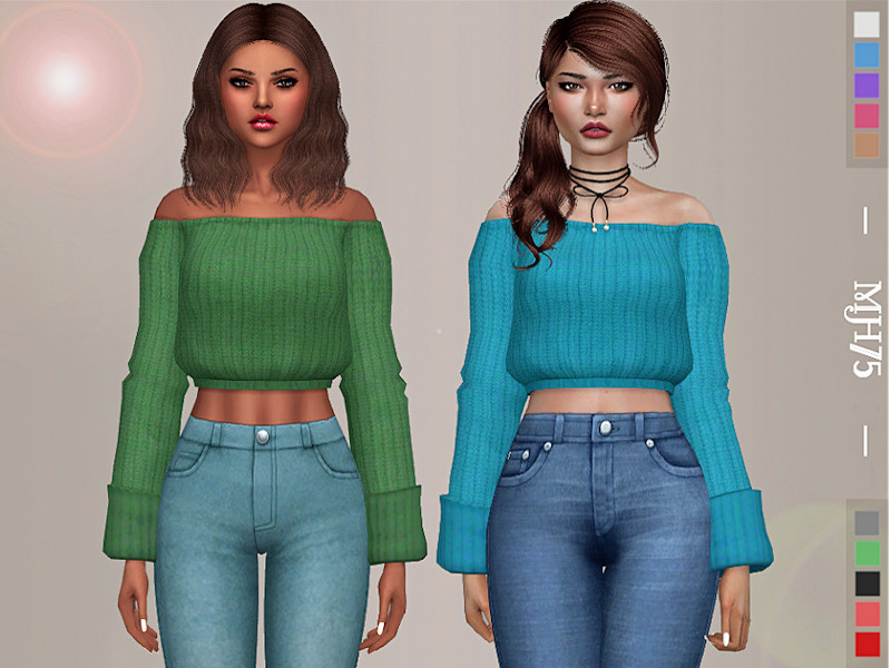 S4 Heidi Sweater - The Sims Resource