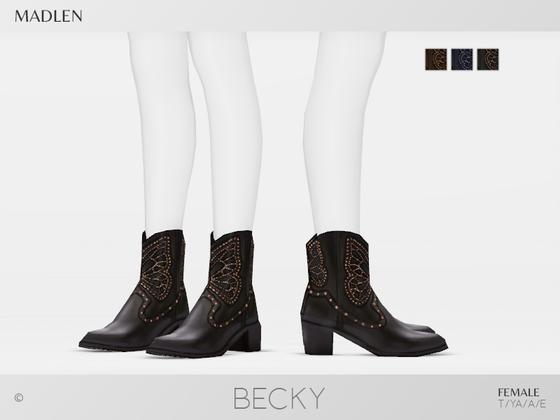 The Sims Resource - Madlen Becky Boots