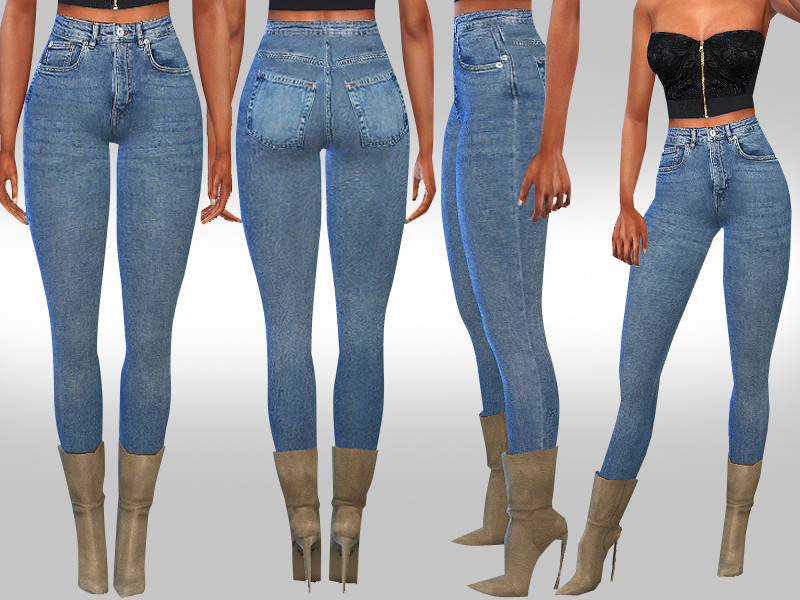 Skinny Fit Original Jeans - The Sims Resource