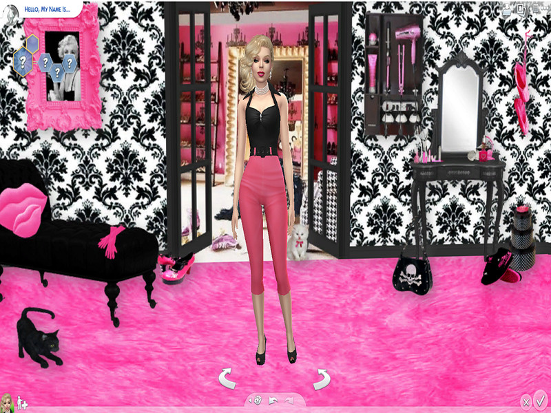 The Sims Resource - Pink Dressing Room CAS Background