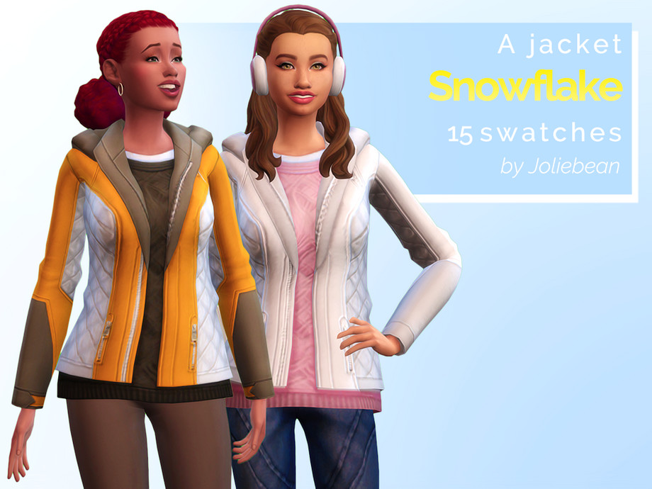 The Sims Resource - Joliebean - Snowflake Jacket