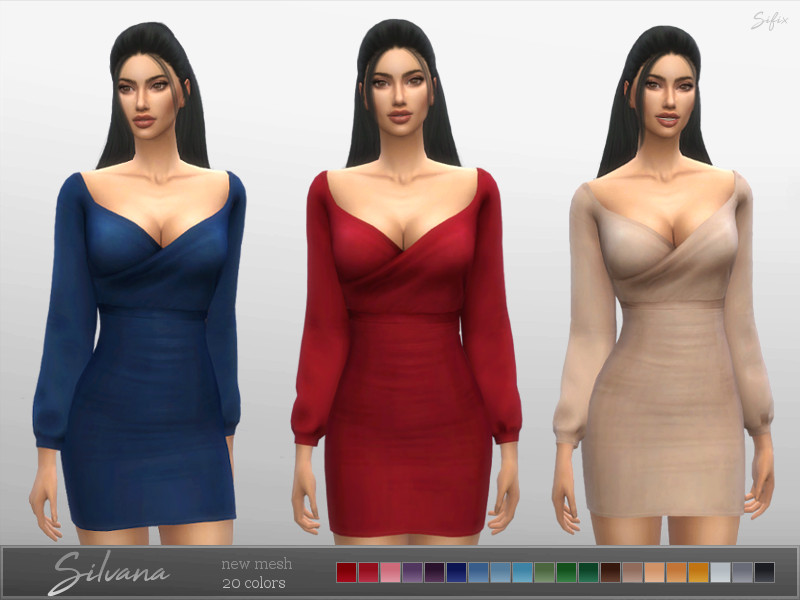The Sims Resource - Silvana Dress