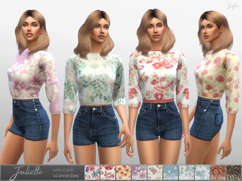 The Sims Resource - Juliette Sweater