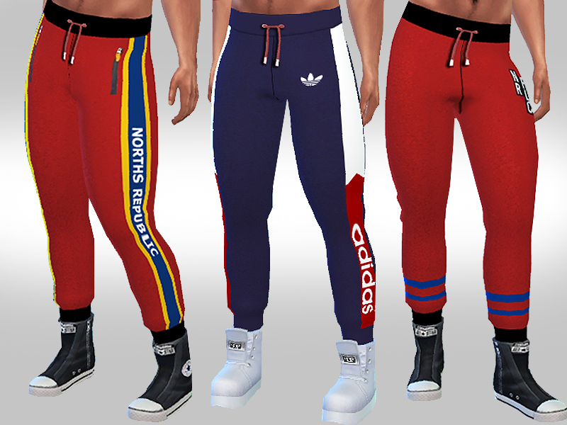 The Sims Resource - Athletic Joggers For Male Sims