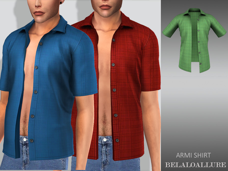 The Sims Resource - Belaloallure_Armi shirt