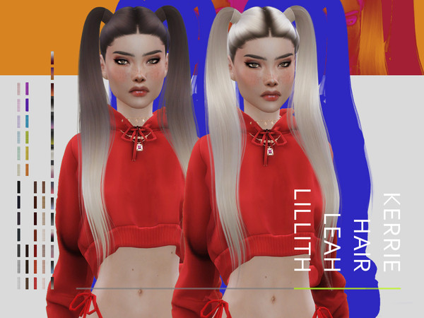 The Sims Resource Leahlillith Kerrie Hair