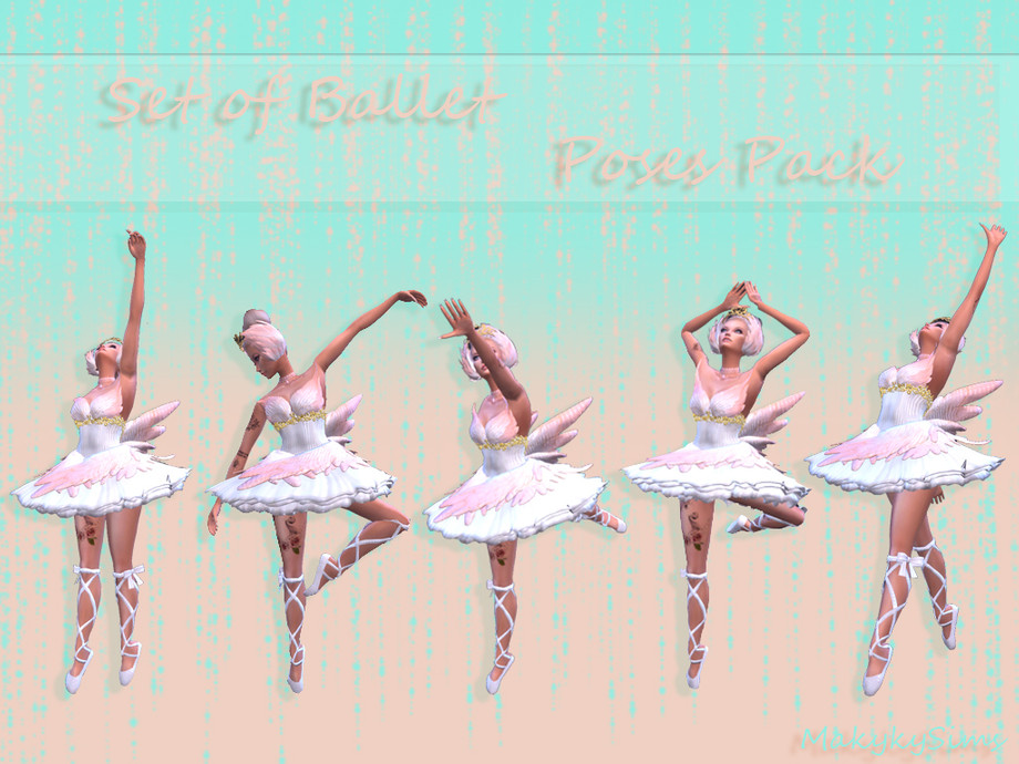 The Sims Resource - Poses Set of Ballet