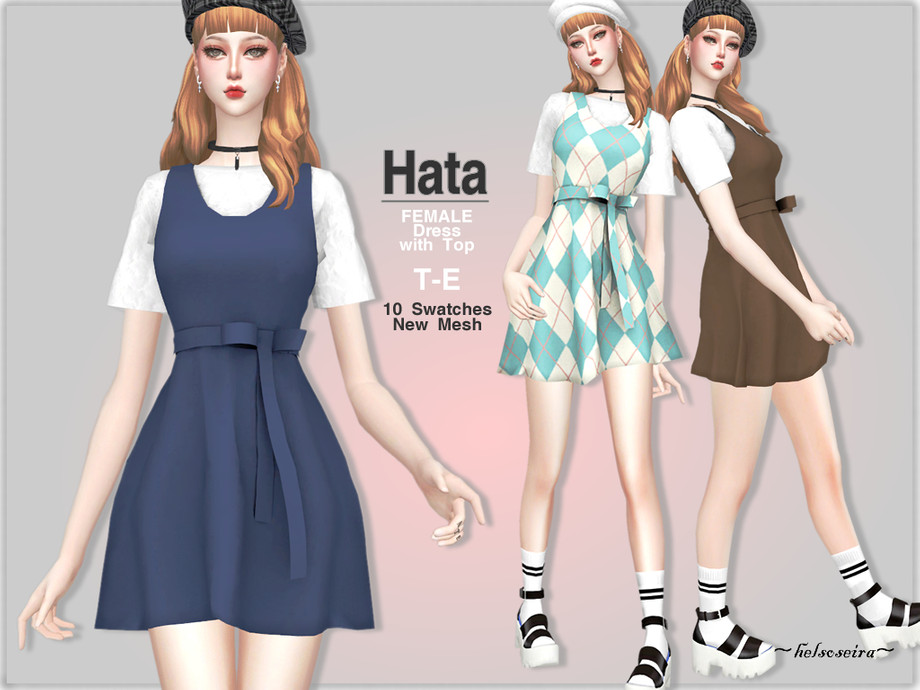 The Sims Resource - HATA - A-Line Dress
