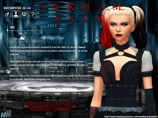 The Sims Resource Arkham Harley Quinn