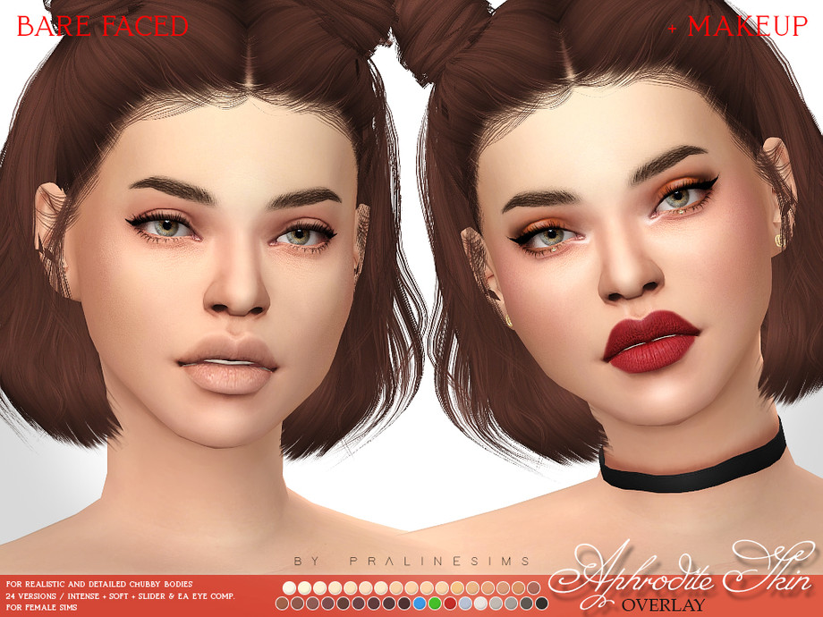 The Sims Resource - Aphrodite Skin Overlay (Female)
