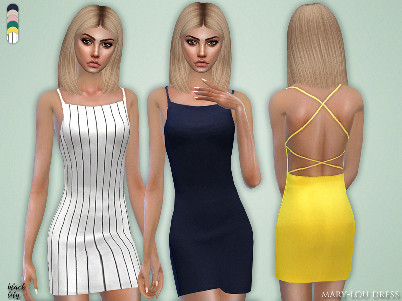 The Sims Resource - Mary-Lou Dress