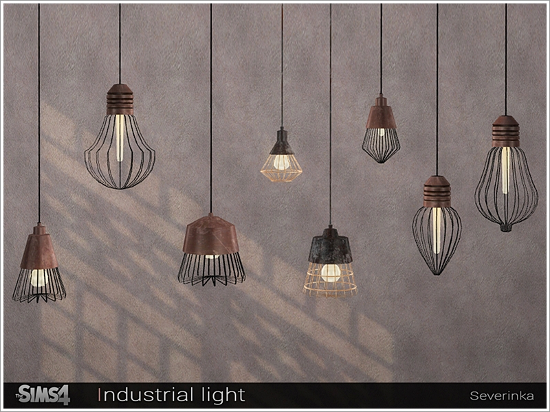 The Sims Resource - Industrial light set