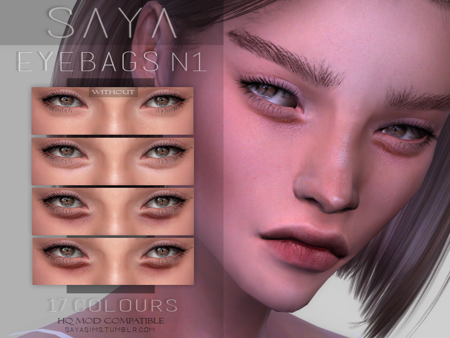 The Sims Resource - SayaSims - Eyebags N1