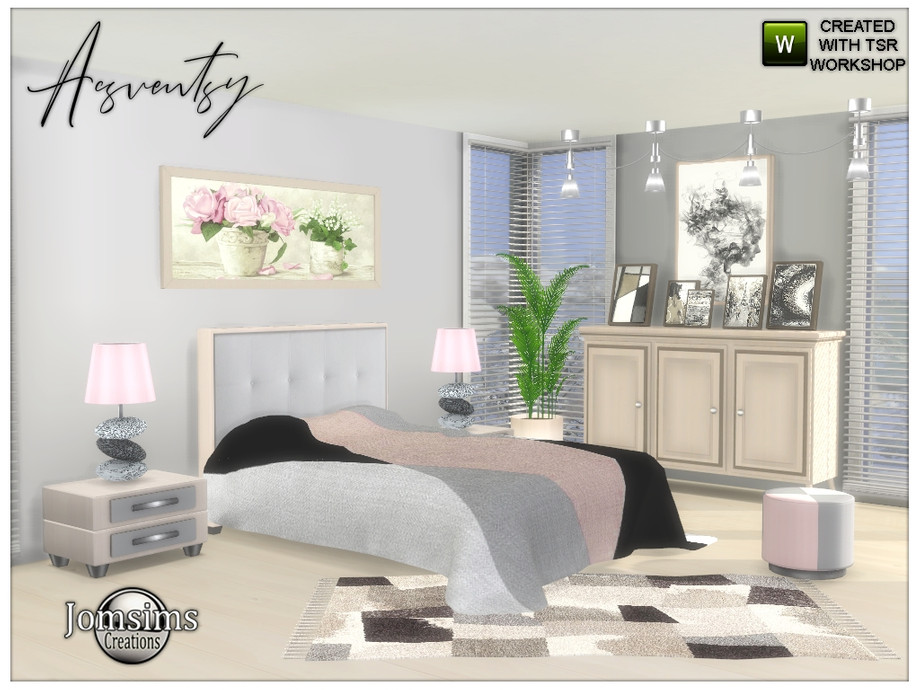 The Sims Resource - Acsventsy bedroom