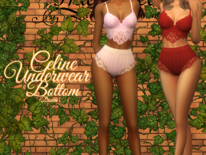 The Sims Resource - Celine Underwear Bottom