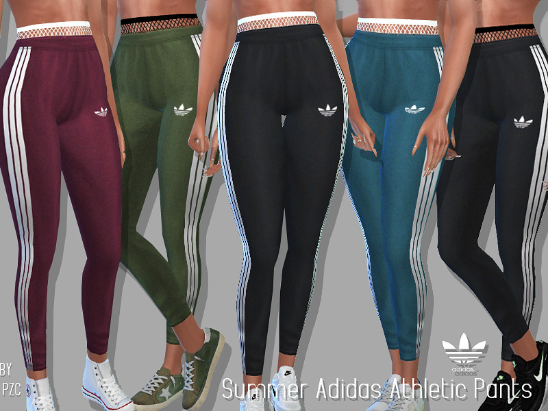 The Sims Resource - Summer Adidas Athletic Pants