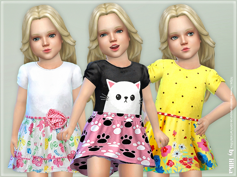 The Sims Resource Toddler Dresses Collection P100 Needs Toddler Stuff