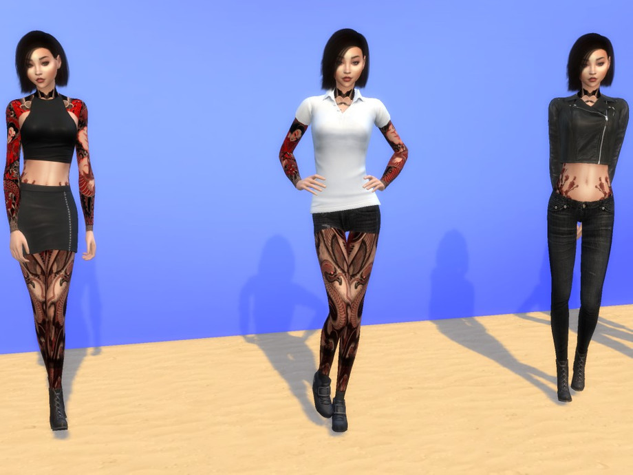 The Sims Resource - Saya Kuroki (Lana Condor)