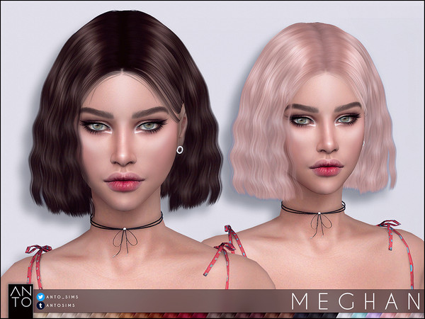The Sims Resource - Anto - Meghan (Hairstyle)