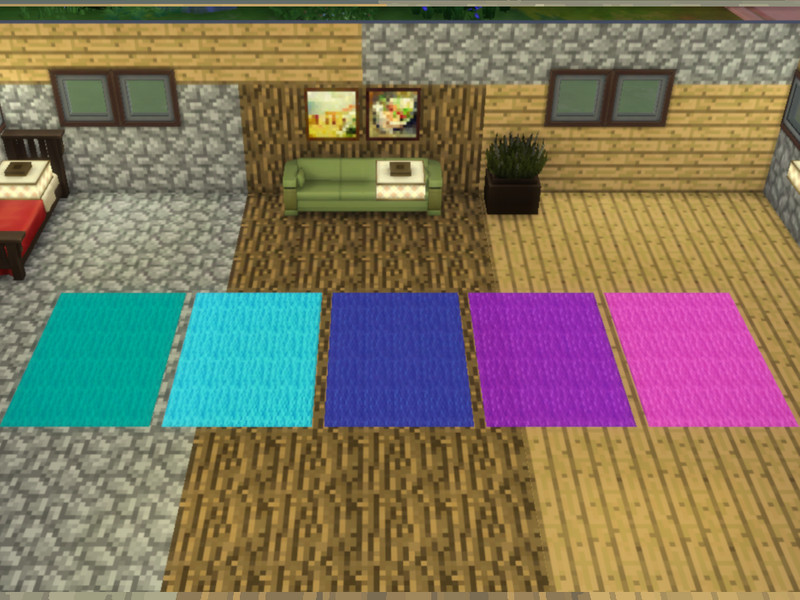 SuspiciousSparkleHorse's Minecraft Wool Rug Set