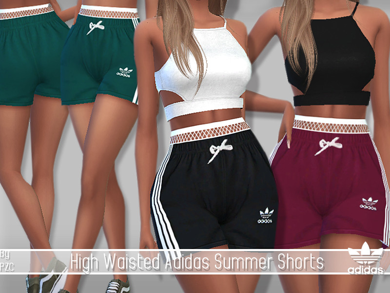 Pinkzombiecupcakes' High Waisted Adidas Summer Shorts