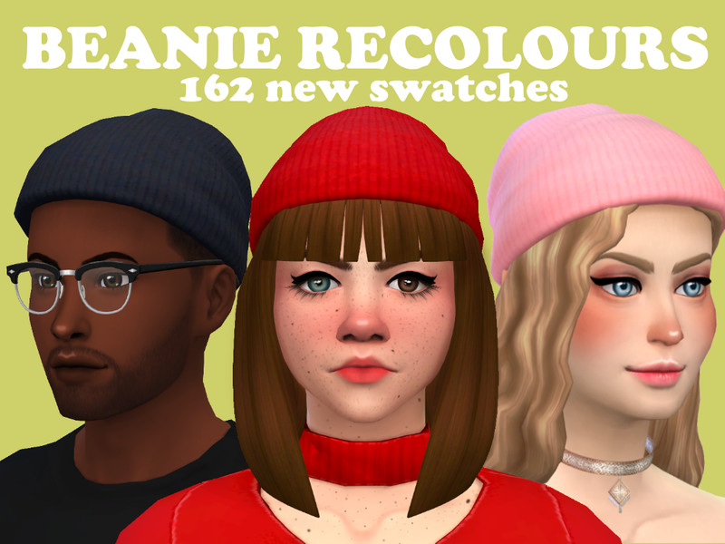 The Sims Resource - Base game beanie recolours