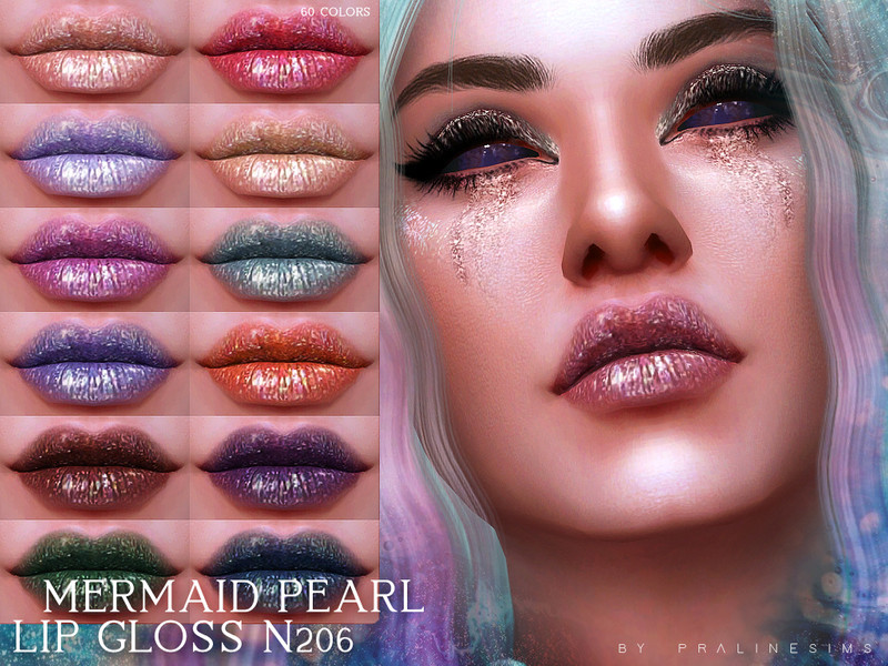 Pralinesims' Mermaid Pearl Lip Gloss N206