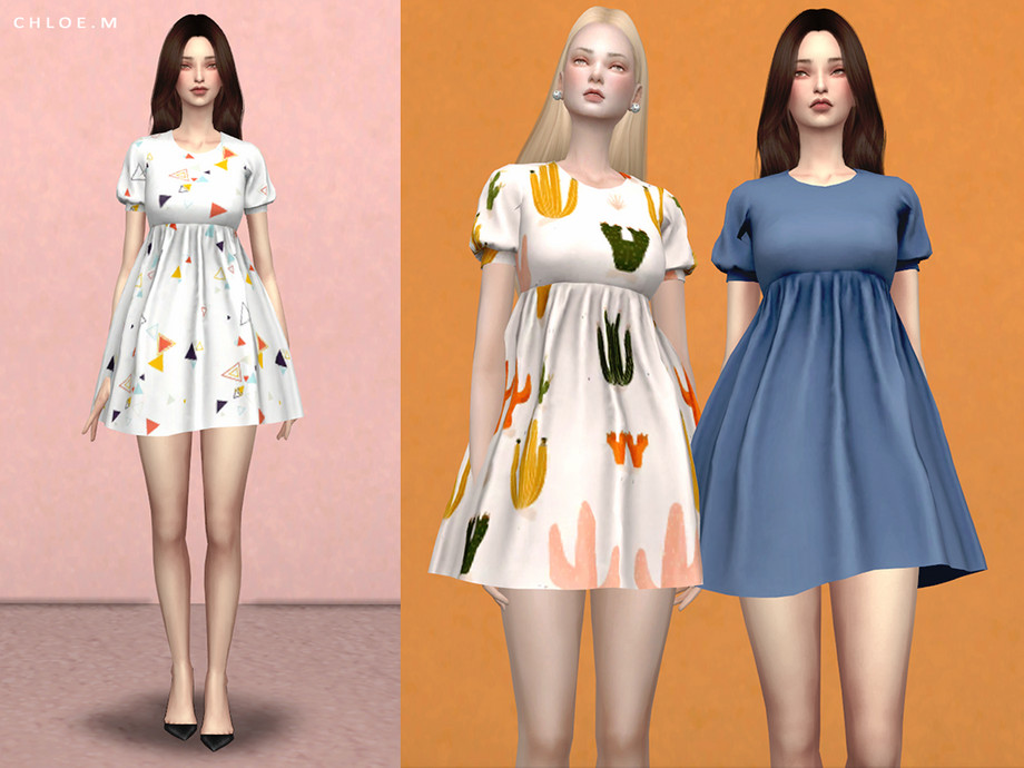 The Sims Resource - ChloeM-Short Dress