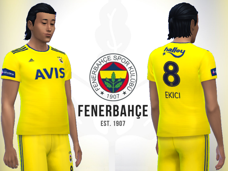 The Sims Resource - Fenerbahce SK Away jersey 2019/20