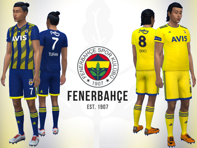 The Sims Resource - Fenerbahce SK Kit 2019/20 fitness needed