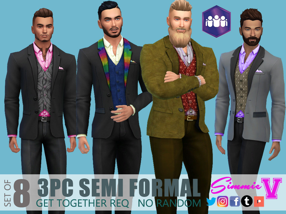 The Sims Resource Simmiev3pc Semi Formal Get Together Required