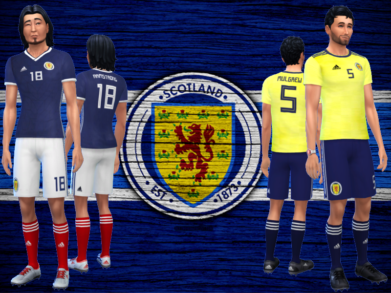 The Sims Resource - Scotland National Team Football Kit fitness needed