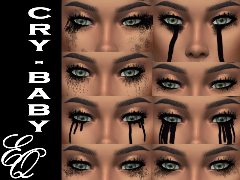 The Sims Resource - Cry-Baby Eyeliner