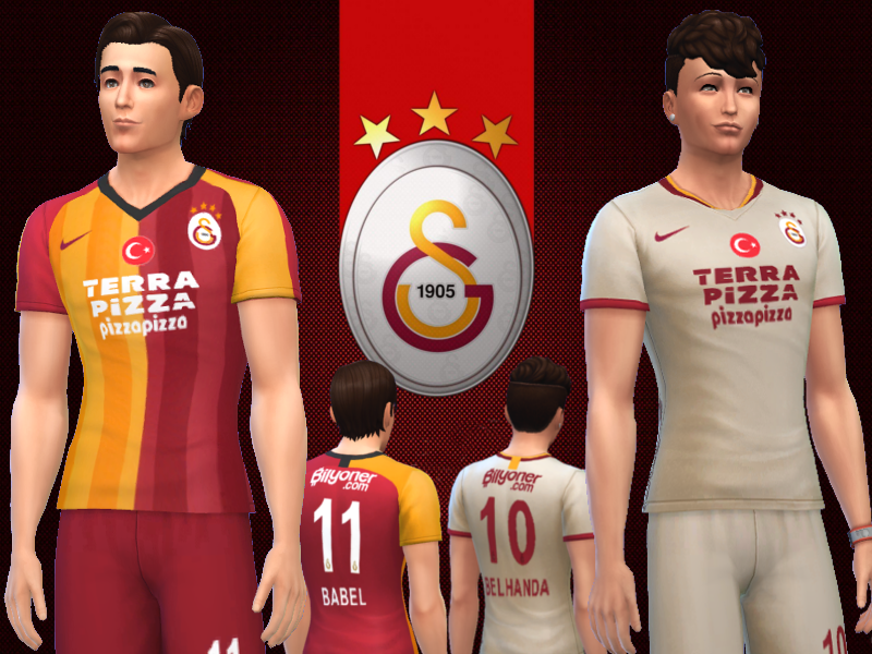 The Sims Resource - Galatasaray jersey 2019/20