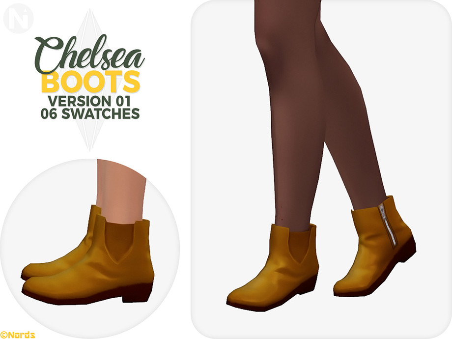The Sims Resource - Chelsea Boots V1
