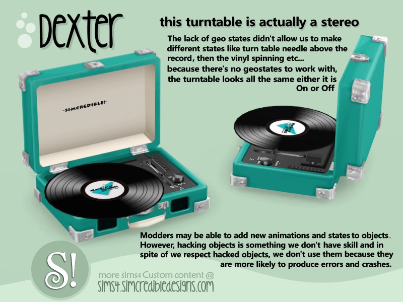 The Sims Resource - Dexter Turntable