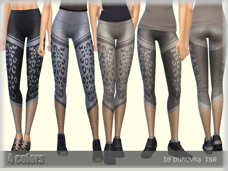 The Sims Resource - Leopard Leggings