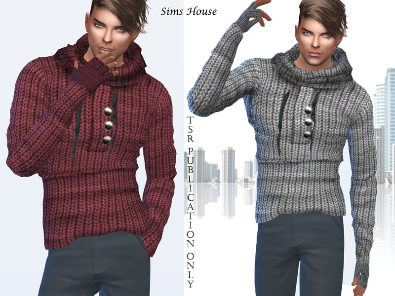 The Sims Resource - Men's knitted sweater