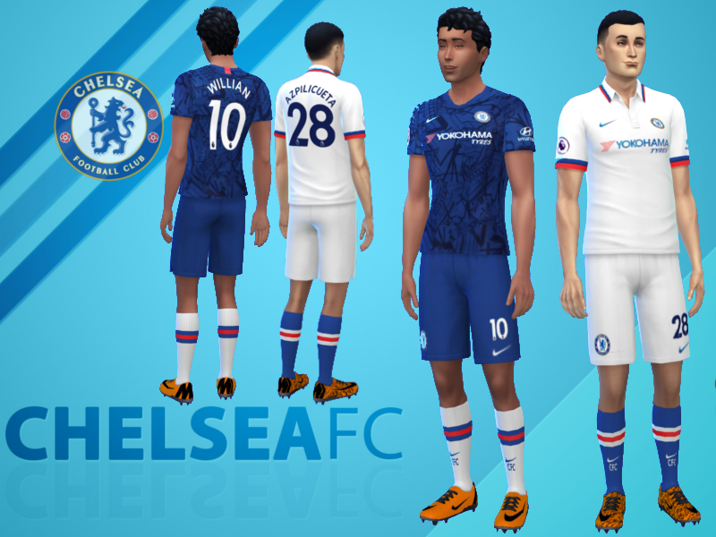 The Sims Resource - Chelsea FC Kits 2019/20 fitness needed