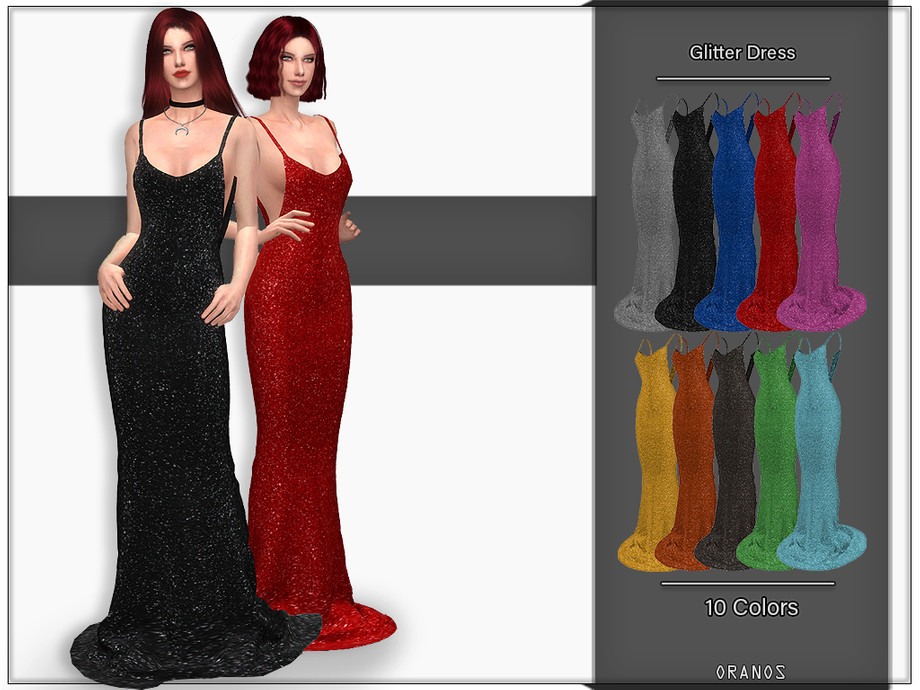 The Sims Resource - Glitter Dress