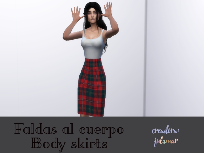 The Sims Resource - Faldas al cuerpo/ Body skirts