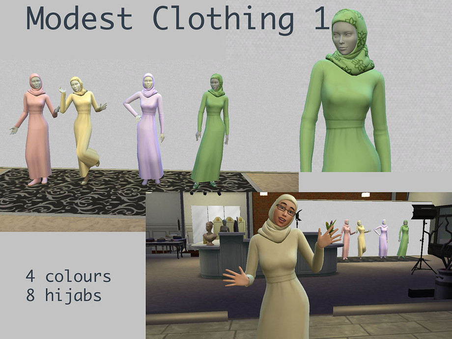 elleboog Transformator Oh jee The Sims Resource - Modest Clothing Set 1