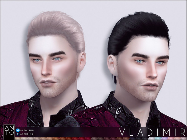 The Sims Resource - Anto - Vladimir (Hairstyle)
