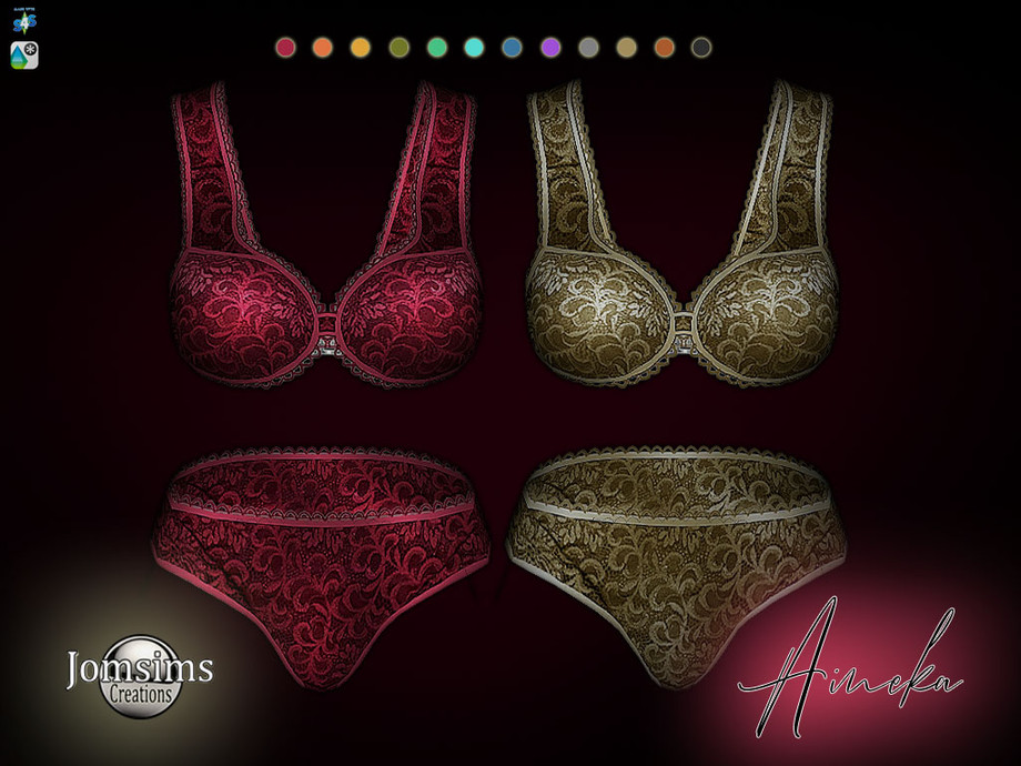 The Sims Resource - Aineka lingerie