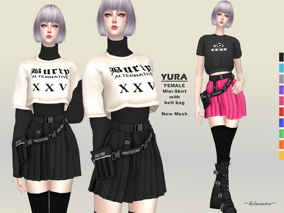 The Sims Resource - YURA - Mini Skirt