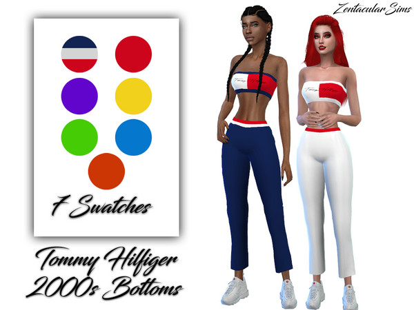 The Sims Resource - Tommy Hilfiger 2000s Bottoms