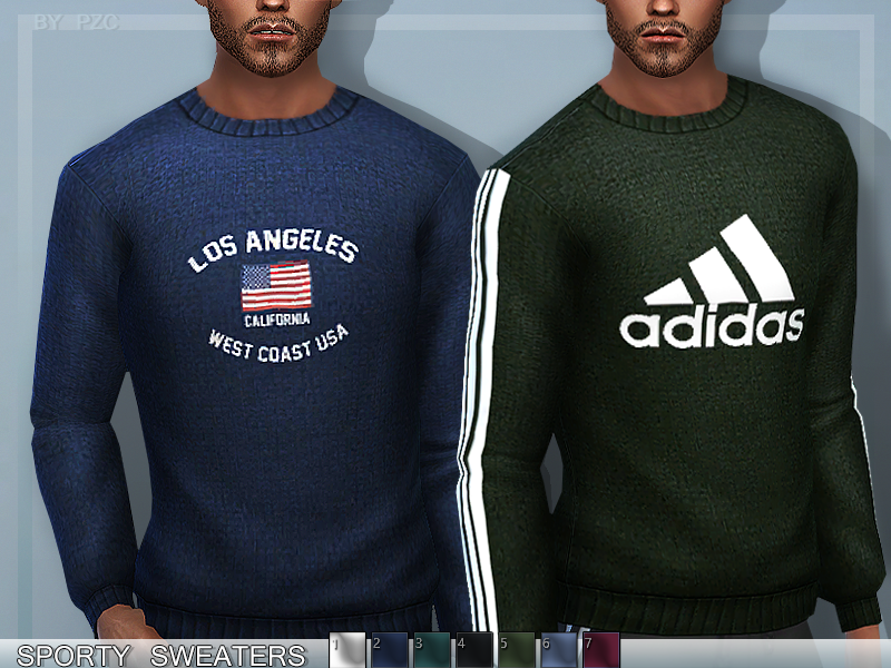 The Sims Resource - Sporty Sweaters
