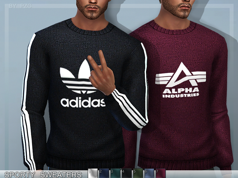 The Sims Resource - Sporty Sweaters