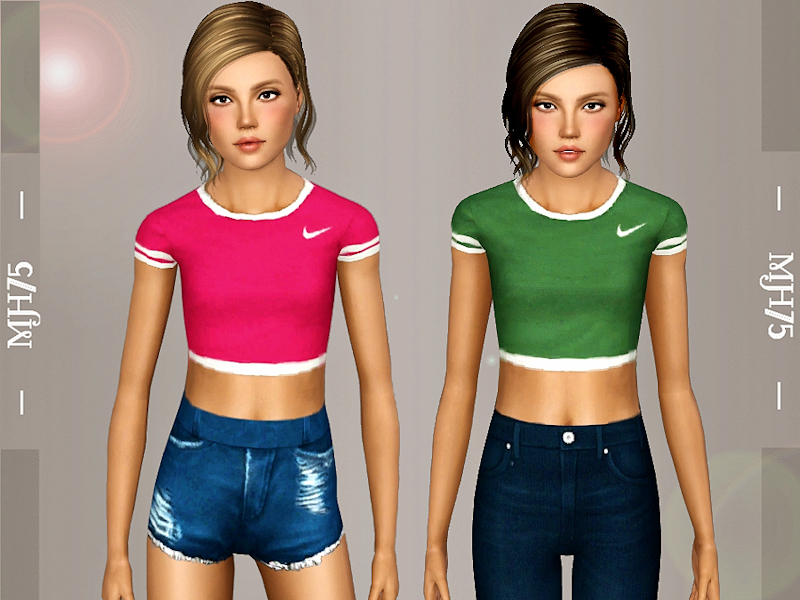 The Sims Resource - S3 Nike Tee [Teen]